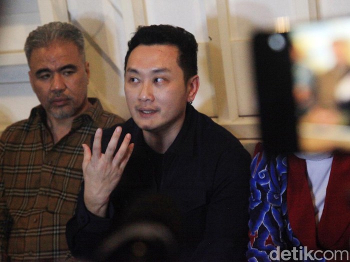 Miss Universe Indonesia menggelar konferensi pers di Jakarta, Senin (7/8/2023).