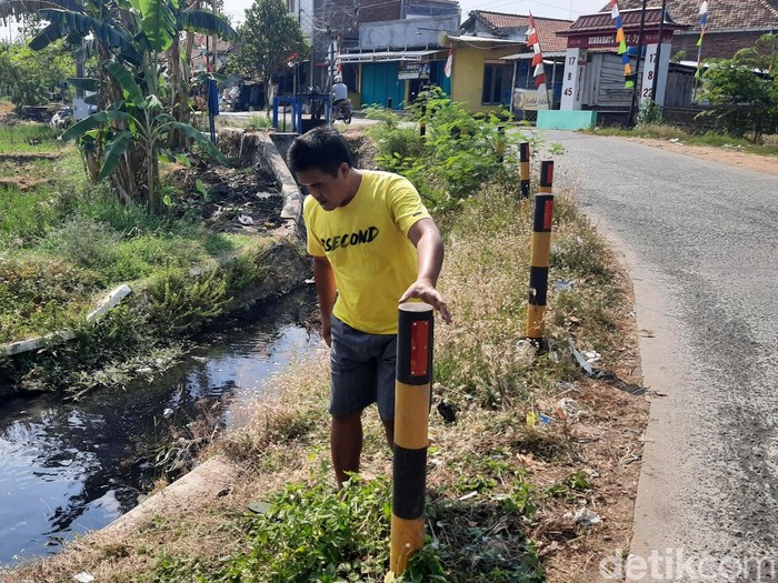 Lokasi perkelahian di jalan sawah Desa Pasuruan Lor, Kecamatan Jati, Kabupaten Kudus, Senin (7/8/2023).