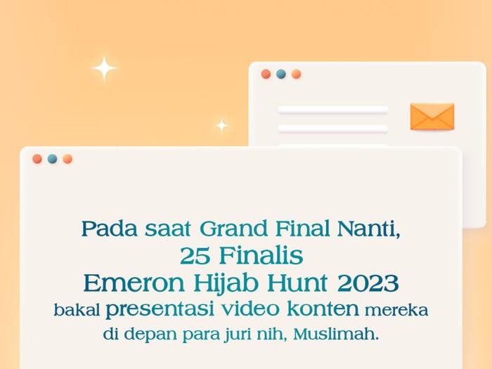 Persiapan grand final Emeron Hijab Hunt 2023.