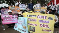 Aksi ini berlangsung tertib dan damai.  