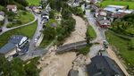 Potret Jembatan Putus Akibat Banjir di Slovenia