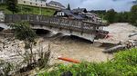Potret Jembatan Putus Akibat Banjir di Slovenia