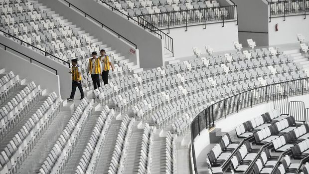Indoor Multifunction Stadium (IMS) di kawasan GBK, Jakarta, telah diresmikan, Senin (7/8/2023). IMS disebut menjadi stadion indoor terbesar di Indonesia.