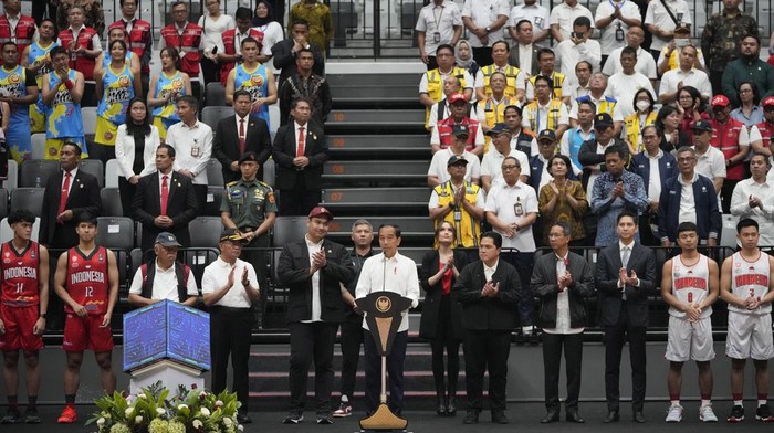 Indoor Multifunction Stadium (IMS) di kawasan GBK, Jakarta, telah diresmikan, Senin (7/8/2023). IMS disebut menjadi stadion indoor terbesar di Indonesia.