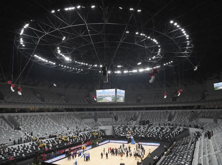 Potret Stadion Indoor Terbesar di RI yang Baru Diresmikan Jokowi
