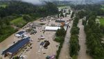 Potret Udara Banjir di Slovenia