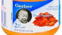 Aksi netizen menyunting makanan bayi kemasan ini bikin ngakak. PAda kemasannya tertulis makanan bayi dengan varian rasa Ghost Pepper yang pedas menyengat. Foto: Bored Panda