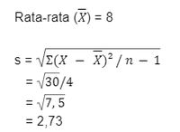 Rumus Standar Deviasi Dan Contoh Soalnya