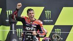 Semringah Aleix Espargaro Menang Dramatis di MotoGP Inggris 2023