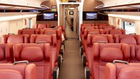 Kursi penumpang business class.Foto: Dok. PT KCIC