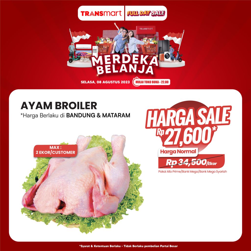 Transmart Full Day Sale 8 Agustus 2023