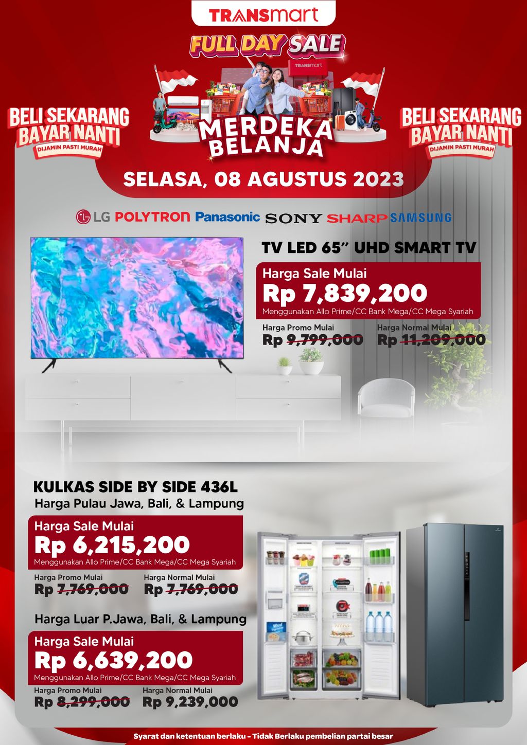 Transmart Full Day Sale Agustus 2023