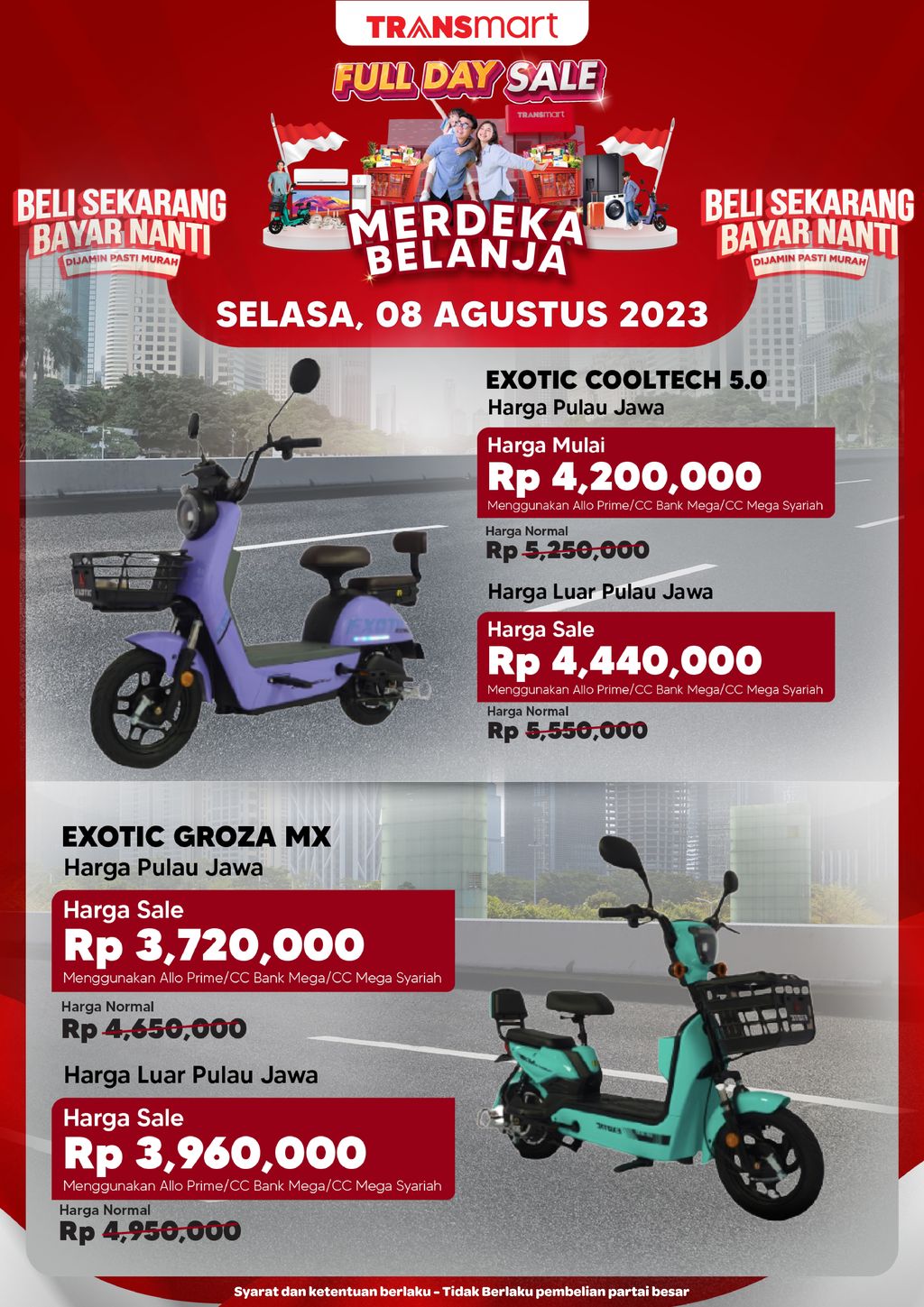 Transmart Full Day Sale Agustus 2023