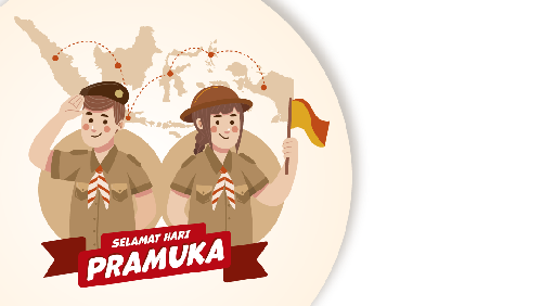 Twibbon Hari Pramuka 2023. (detikcom)