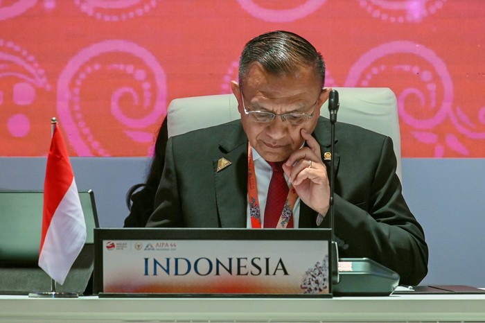 Wakil Ketua DPR RI sekaligus Ketua Delegasi Indonesia di Sidang Umum ASEAN Inter Parliamentary Assembly (AIPA) ke-44 Lodewijk F. Paulus.