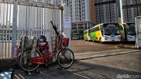Suasana terkini Wisma Atlet Kemayoran, Jakarta, Senin (7/8/2023).