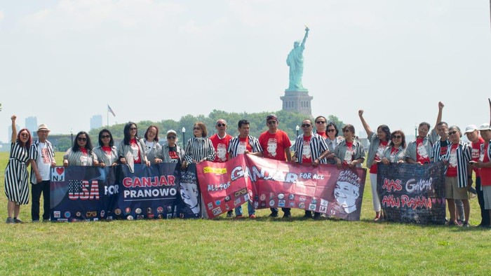 WNI Pendukung Ganjar Pranowo di Amerika Serikat.