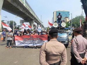 Aksi Damai Desak Bareskrim Tuntaskan Korupsi di Rohul Riau