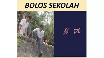 Keadaan pandemi membuat sekolah jadi berlangsung secara online di tahun 2020. Foto: Instagram/9gag