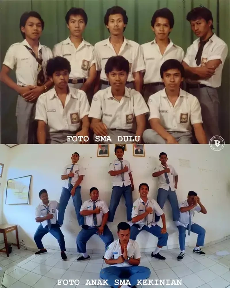 Namanya juga beda zaman, pastinya bakal ada sejumlah perbedaan dari sekolah era jadul dan sekarang. Kayak ini nih, contohnya.