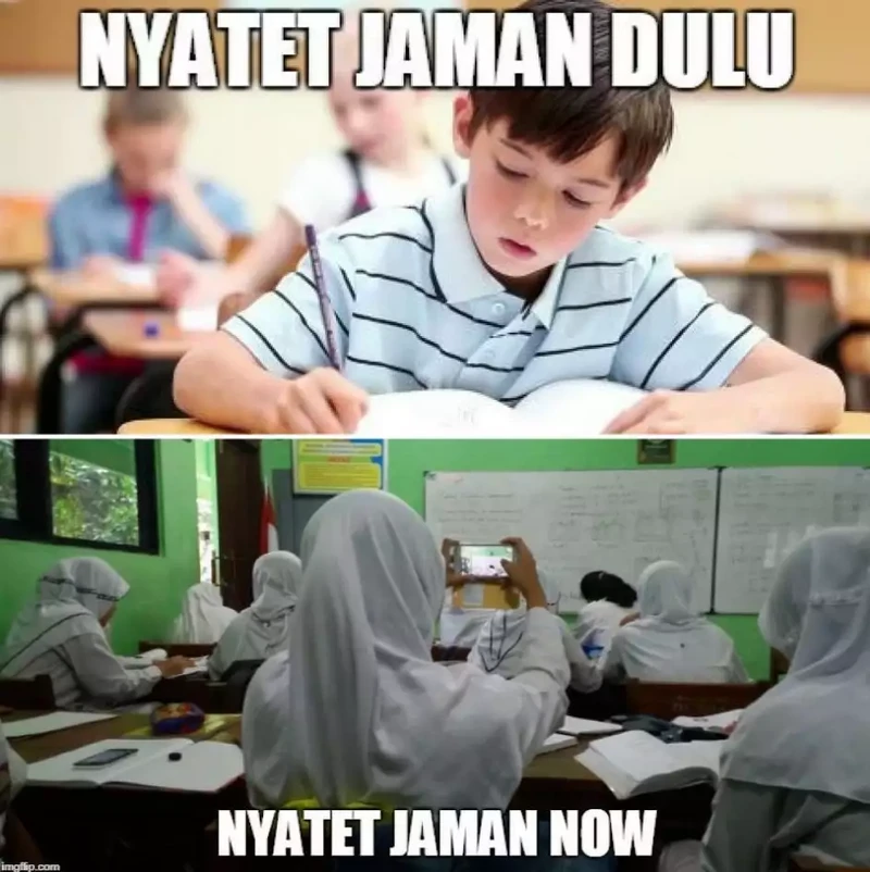 Namanya juga beda zaman, pastinya bakal ada sejumlah perbedaan dari sekolah era jadul dan sekarang. Kayak ini nih, contohnya.
