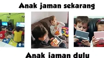 Kemajuan teknologi yang pesat juga jadi PR untuk orangtua zaman sekarang untuk memastikan aktivitas fisik anak tetap cukup. Foto: Internet