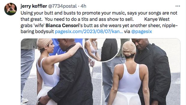 Bianca Censori, Kanye West