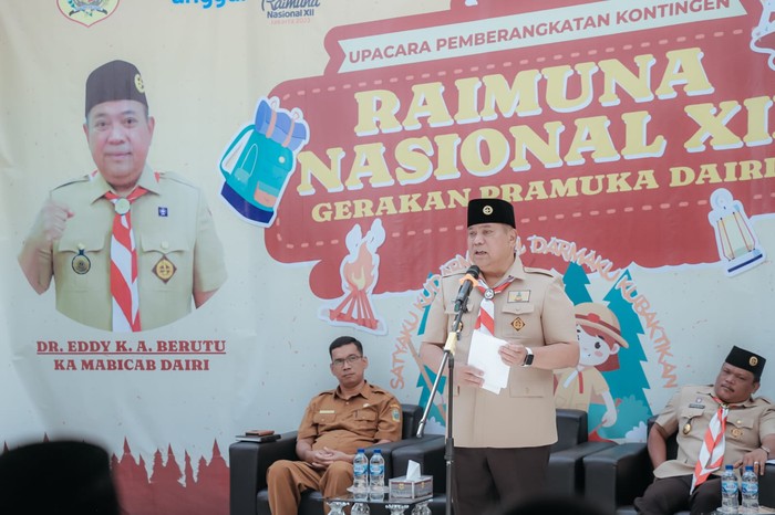 Bupati Dairi: Program Merdeka Belajar Nafasnya Ada pada Gerakan Pramuka