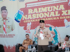 Bupati Dairi: Program Merdeka Belajar Nafasnya Ada pada Gerakan Pramuka