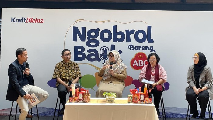 Edukasi soal Keamanan Produk Pangan Olahan Acara Ngobrol Baik Bareng ABC digelar di Jakarta. Diskusi yang menghadirkan para pakar ini membahas terkait keamanan produk pangan olahan, Selasa (8/8/2023).