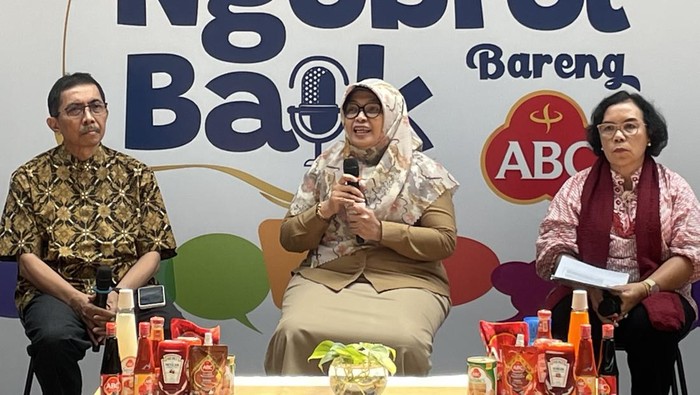 Edukasi soal Keamanan Produk Pangan Olahan Acara Ngobrol Baik Bareng ABC digelar di Jakarta. Diskusi yang menghadirkan para pakar ini membahas terkait keamanan produk pangan olahan, Selasa (8/8/2023).
