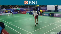 Buat Ayus, kemenangan atas Figo membawanya ke 32 besar. Ada Alfonsus William yang berikutnya akan ia hadapi. Foto: Yanu Arifin/detikcom