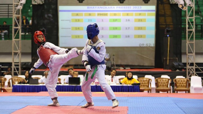Kejuaraan Taekwondo Bhayangkara Presisi Polda DIY 2023.