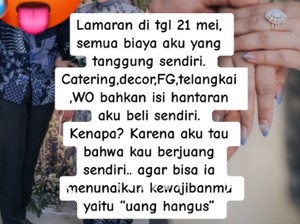 Cerita Lengkap Wanita Batal Nikah H-2, Gelar Resepsi Tanpa Pengantin Pria
