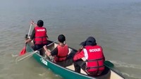 Secara umum, peserta Indonesia tampak senang dengan kegiatan di Jambore Dunia. Berbagai kegiatan seru mereka lakukan, termasuk bermain kayak. Foto: dok. Humaedi