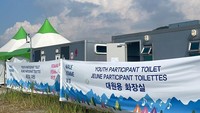Penampakan fasilitas toilet di Jambore Dunia. Foto: dok. Humaedi