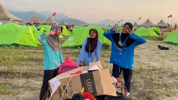 Kontingen RI di Jambore Dunia dievakusi
