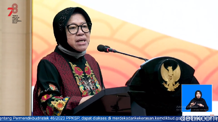 Mensos RI, Risma mendukung peluncuran Permendikbur Nomor 46 Tahun 2023 dalam upaya pencegahan kekerasan pada anak