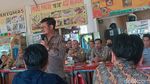 Mentan Gelar Rapat dengan Jajaran di Kantin, Bahas Antisipasi El Nino