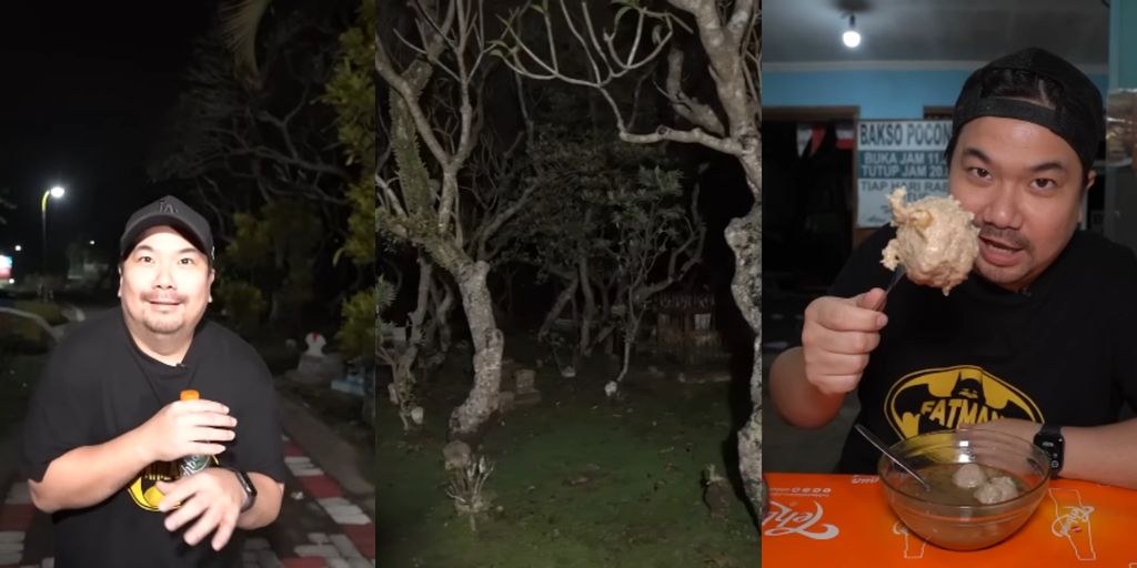 Momen viral Nex Carlos saat review makanan