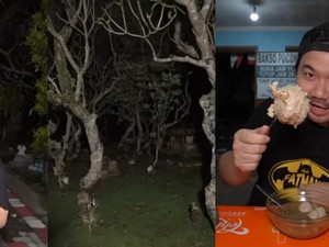 5 Momen Viral Nex Carlos, Makan di Kuburan hingga Dibentak Penjual