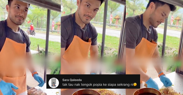 Penjual Lumpia Basah yang Tampan Ini Sukses Bikin Pembeli Salah Tingkah