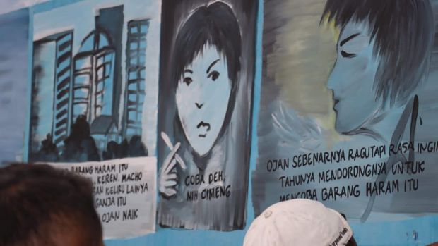 Polresta Tangerang Polda Banten menginisiasi Kampung Bebas dari Narkoba di Desa Talagasari, Kecamatan Cikupa, Kabupaten Tangerang. (dok Ist)