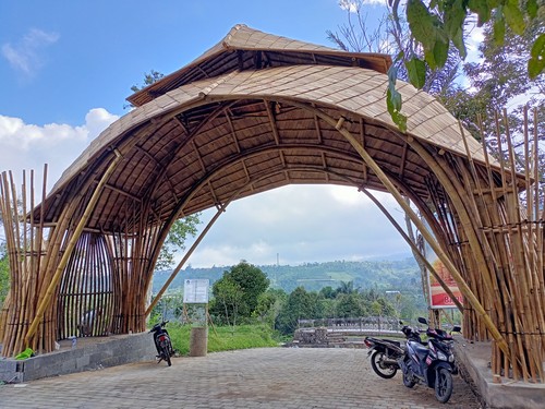 Proyek pembangunan Badung Agro Techno Park (ATP) di Desa Belok Sidan, Kecamatan Petang, Badung, Bali. (Foto: Agus Eka/detikBali)