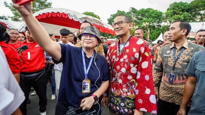 Sandiaga Uno di Tomohon, Sulut.