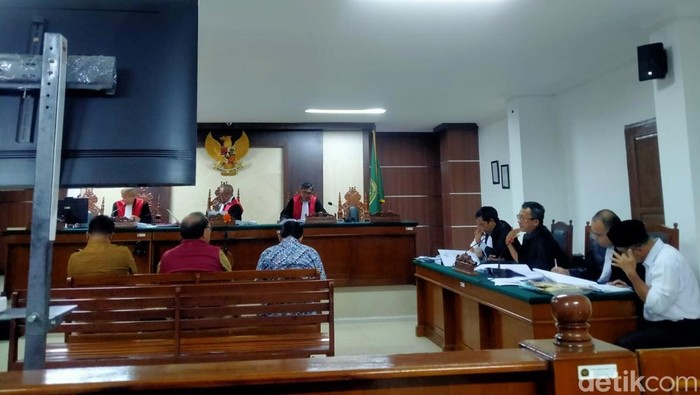 Sidang kasus korupsi pasir laut Takalar. detikSulsel/Nur Afni
