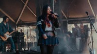 Stephanie Poetri manggung di Head In The Cloud Festival di Los Angeles. Foto: Instagram Stephanie Poetri