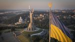 Ukraina Ganti Palu dan Arit Soviet dengan Trisula di Monumen Tanah Air