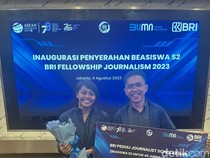 Dua Jurnalis detikcom Raih Beasiswa S-2 dari BRI