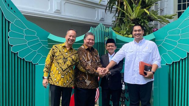 Airlangga hingga Bahlil Usai Sidang Kabinet di Istana